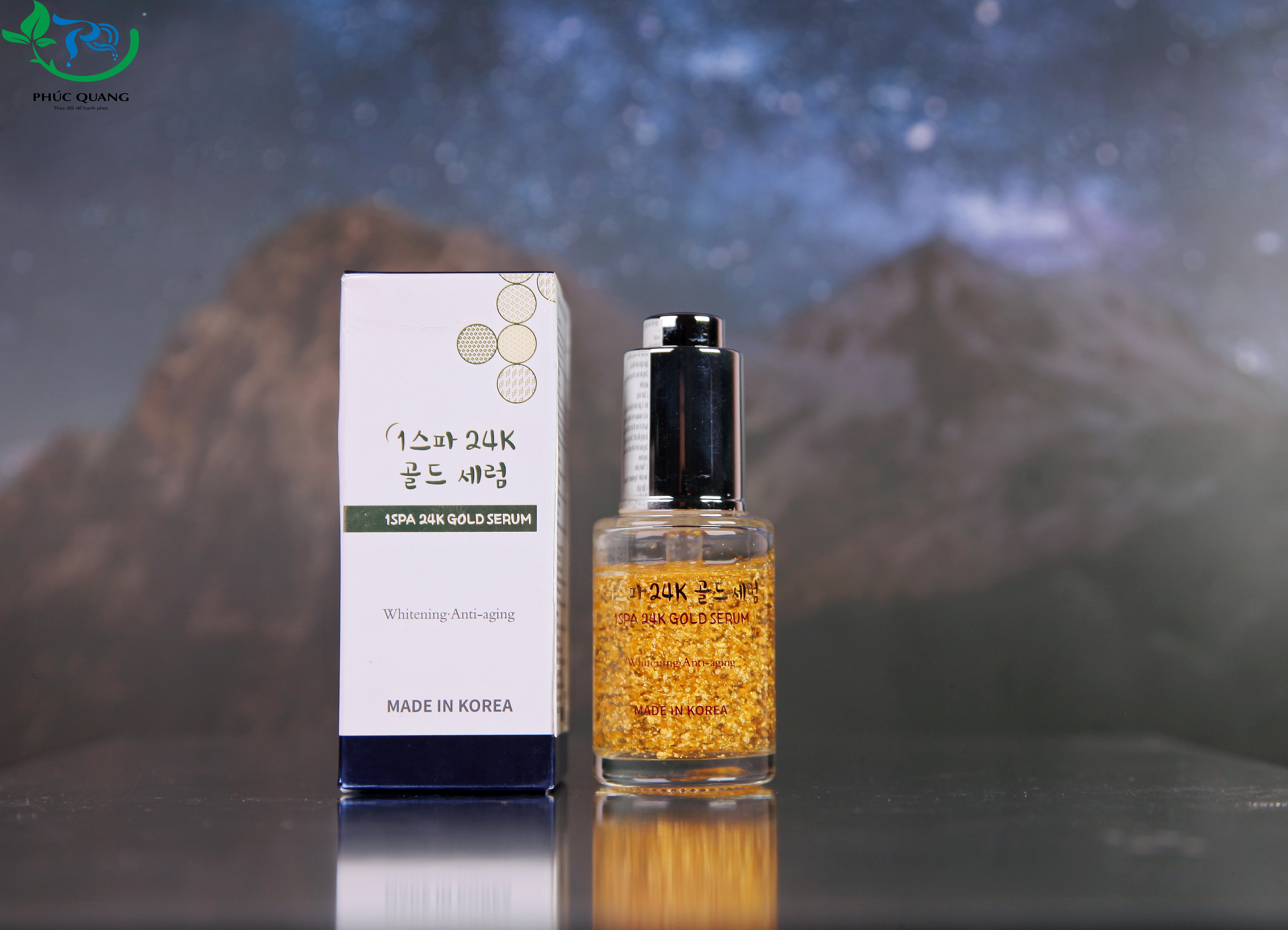 TINH CHẤT DƯỠNG TRẮNG TRỊ NÁM TÀN NHANG - ONE SPA 24K GOLD SERUM